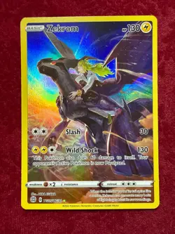Pokemon TCG Zekrom Full Art TG05/TG30, Brilliant Stars (NM) - Image 1
