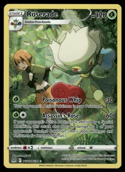 Pokemon Cards Roserade TG02/TG30 Lost Origin Trainer Gallery Holo NM *3 - Image 1