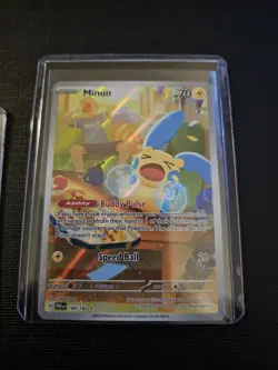 Plusle 193/182 & Minun 194/182: Paradox Rift Set Illustration Rare NM Pokemon - Image 4