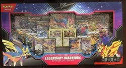 Pokemon TCG Sword & Shield Legendary Warriors Premium Collection Sealed - Image 1