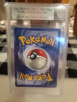 1999 Pokemon TCG Charizard Base Set 4/102 Unlimited Holo Beckett 8.5 - Image 2