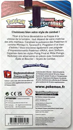booster Styles de Combat FR BLISTER | Pokemon Epee et Bouclier EB05 EB5 (2021) - Image 4