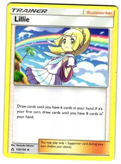 Pokemon SM: Ultra Prism Lillie #125/156 LP Uncommon - Image 1