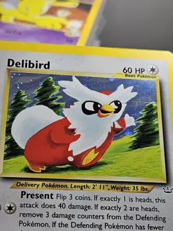 Pokemon Neo Revelation Delibird Holo Rare 5/64 NEAR MINT - Image 5