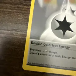 Pokemon TCG – Double Colorless Ene - Base - 1st Edition Shadowless - 96/102 – LP - Image 5