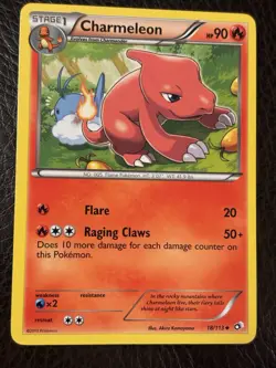 Pokemon TCG Charmeleon Legendary Treasures 18/113 Regular English 2013 - Image 1