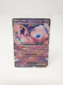Mew EX 151/165 Pokemon Card Scarlet & Violet Black Star Promo English - Image 1