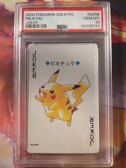 SEQUENTIAL Pokemon Gold Ho-oh Pikachu Joker Poker Deck Playing Cards PSA 10 Set - Image 4