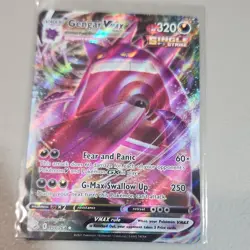 Pokemon TCG Gengar VMAX Fusion Strike Ultra Rare Holo Card 157/264 - Image 1