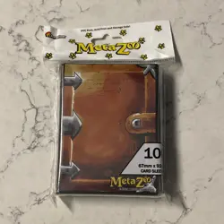 *RARE* ONE pack of 100 Metazoo Leather Book Spellbook Card Sleeves, New! - Image 1