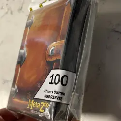 *RARE* ONE pack of 100 Metazoo Leather Book Spellbook Card Sleeves, New! - Image 2
