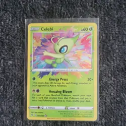 Pokemon Celebi 009/185 Amazing Rare Vivid Voltage Pokemon Card - NM - Image 1