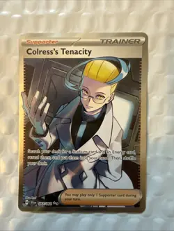 Pokemon TCG Colress's Tenacity 087/064 S&V Shrouded Fable Ultra Rare NM - Image 1