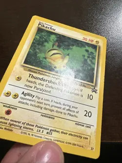 Pikachu 27 Pokemon TCG Black Star Promo DMG - Image 2