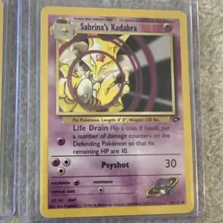 Pokemon TCG Gym Challenge Lot Moltres, Dugtrio, Kadabra, Dewgong, Togepi - Image 4