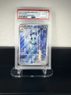 Pokemon 2023 Poliwhirl 176/165 Illustration Rare 151 GEM MINT PSA 10 - Image 1