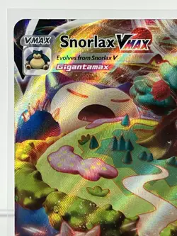 Pokemon Snorlax VMAX 142/202 Sword & Shield Ultra Rare Full Art Holo - Image 2