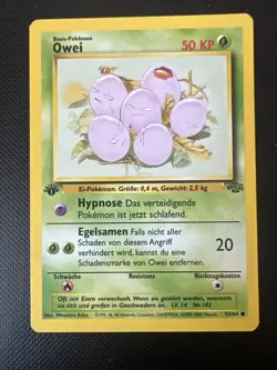 Pokemon Karte Owei 52/64 Dschungel Set Deutsch Pokemon TCG Vintage Jungle Set - Image 1