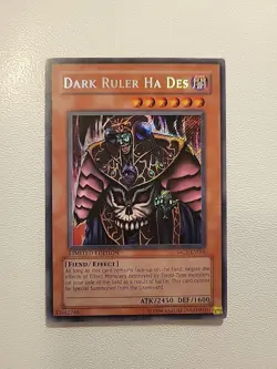 Dark Ruler Ha Des - MC1-EN006 - Limited - Secret Rare - LP - Image 1