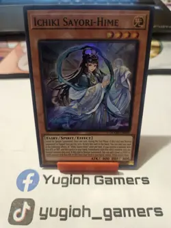 Yu-Gi-Oh Ichiki Sayori Hime DOOD 1st Edition Super Rare Light Played - Image 1