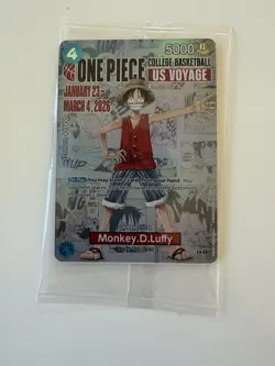 2026 One Piece EN College Basketball US Voyage Monkey D Luffy 5000 - Image 1