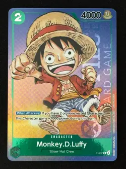 Monkey.D.Luffy (P-037) - One Piece Promotion Cards (OP-PR) - One Piece - Image 1