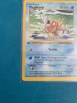 Magikarp Base Set 35/102 1st Edition Shadowless Pokemon TCG Card - Vintage - Image 5