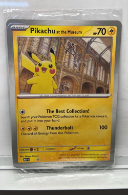 Pokemon Card TCG, Pikachu at the Museum Black Star Promo, Jumbo Card - Image 1