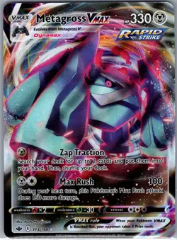 Metagross VMAX 113/198 SWSH06: Chilling Reign - Pokemon Card - NM - Image 1
