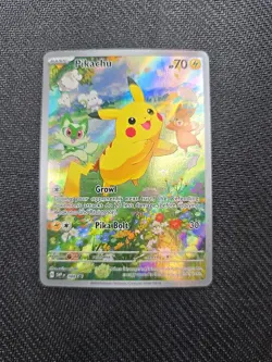 Pokemon Pikachu TCG SVP088 Black Star Promos Full Art Holo Card - Image 1