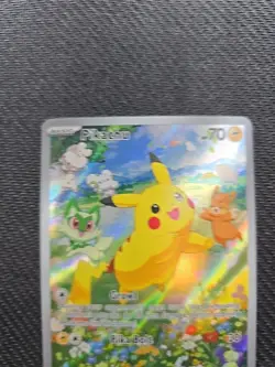 Pokemon Pikachu TCG SVP088 Black Star Promos Full Art Holo Card - Image 4