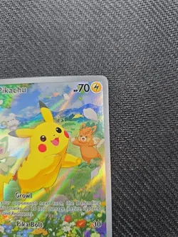 Pokemon Pikachu TCG SVP088 Black Star Promos Full Art Holo Card - Image 5