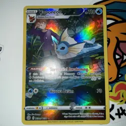 Pokemon Vaporeon TG02/TG30 Brilliant Stars Trainer Gallery Ultra Rare Holo Card - Image 1