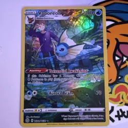 Pokemon Vaporeon TG02/TG30 Brilliant Stars Trainer Gallery Ultra Rare Holo Card - Image 2