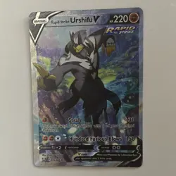 Pokemon Urshifu V Rapid Strike Holo Card 153/163 Battle Styles - Image 1