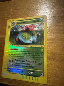 VENUSAUR 30/165 EXPEDITION BASE SET 2002 HOLO RARE POKEMON CARD - Image 2