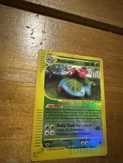 VENUSAUR 30/165 EXPEDITION BASE SET 2002 HOLO RARE POKEMON CARD - Image 3
