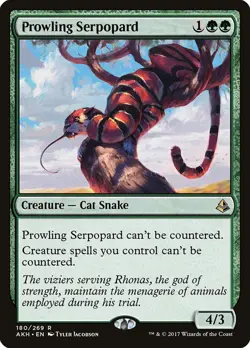 MTG Prowling Serpopard - Amonkhet #180 - Image 1