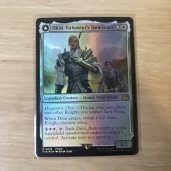 Dion, Bahamut's Dominant Foil R0016 Final Fantasy MTG NM - Image 1
