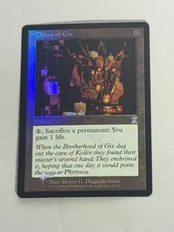 MTG FOIL Claws of Gix Timeshifted Magic the Gathering - Image 1