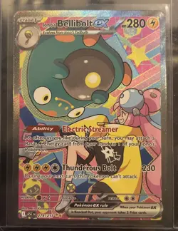 Pokemon Ascended Heroes Ionos Bellibolt EX 279/217 Special Illustration Rare NM+ - Image 1