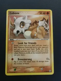 Pokemon Card Cubone 51/109 EX Team Rocket Returns Common - Image 1