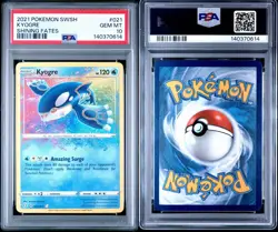 PSA 10 Kyogre #21 Amazing Rare - 2021 Pokemon Shining Fates 021/072 - Image 1