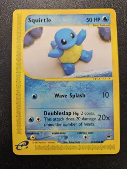 Pokemon Expedition Squirtle 131/165 NEAR MINT - Image 1