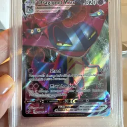 2020 Pokemon: DRAGAPULT VMAX # 093 Full Art] [Rebel Clash] GEM MT 10 - Image 2