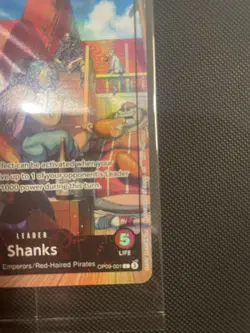 One Piece Shanks Leader PSA Promo Card Exclusive OP09-001 Sealed - Image 3