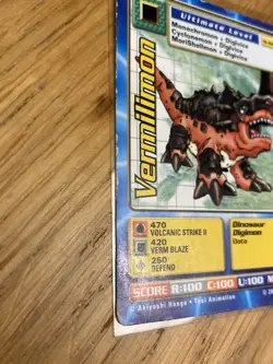 DIGIMON ST-104 Vermilimon Swedish Promo Card TCG Rare Bandai HP - Image 2