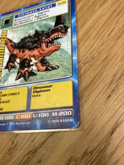 DIGIMON ST-104 Vermilimon Swedish Promo Card TCG Rare Bandai HP - Image 3