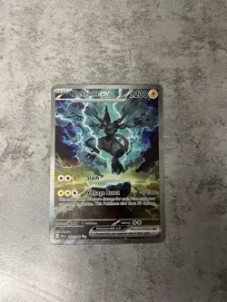 2025 PokEmon Zekrom EX #166/086 - Black Bolt Illustration Rare Holo SIR Card - Image 1