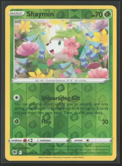 Shaymin Rare SWSH10: Astral Radiance 014/189 NM Pokemon Card Reverse Holo - Image 1